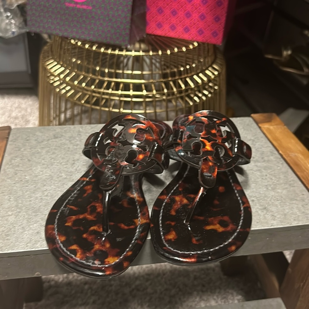 Tory Burch Miller Tortise Slide